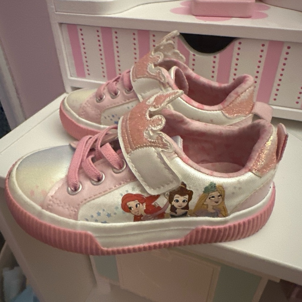 Pink Girls' Princess Character Sneakers
